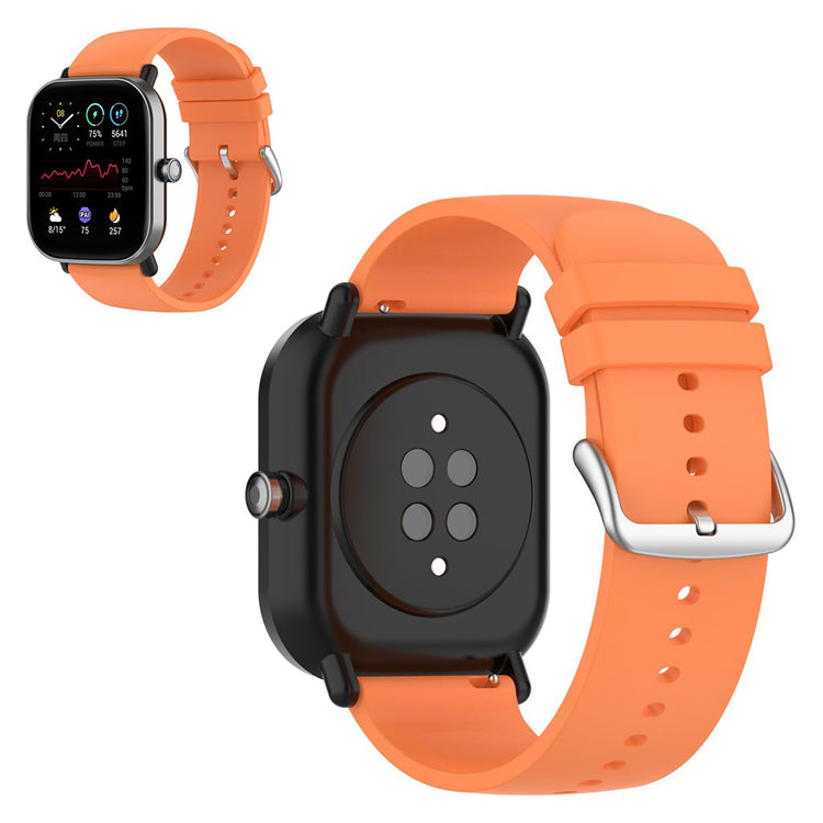 Alle tiders Universal Amazfit Silikone Rem - Orange#serie_4