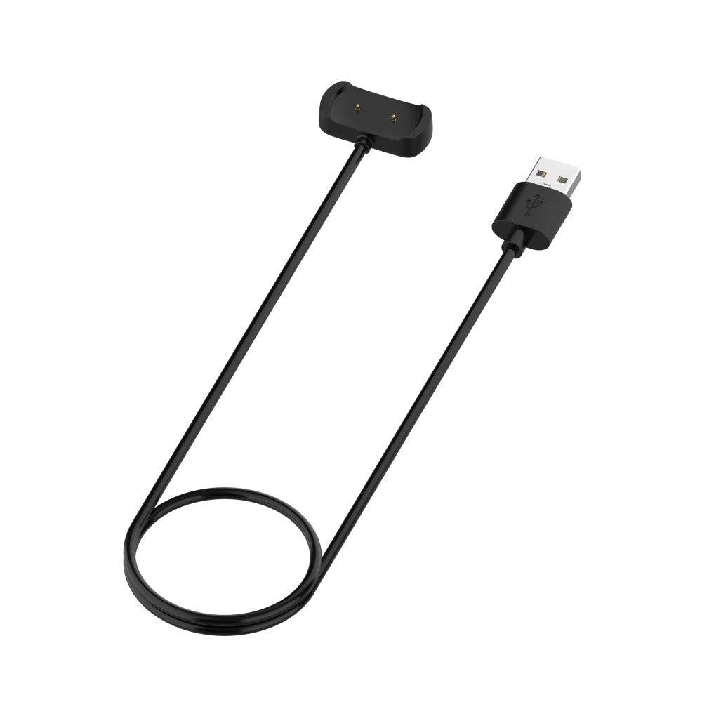 1m Universal Amazfit Magnetisk  USB Opladningskabel - Sort#serie_3