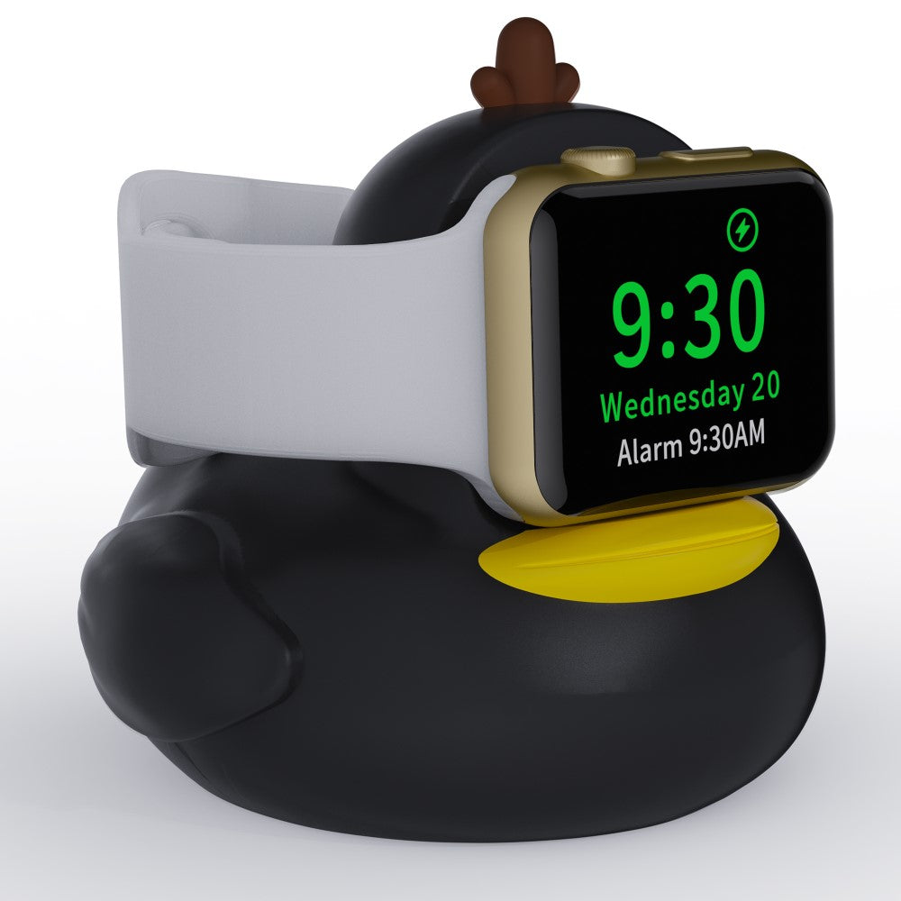 Helt Vildt Godt Silikone Universal Rem passer til Apple Smartwatch - Sort#serie_2