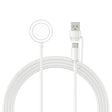 1m Plastik Og Silikone Trådløs USB Type-C Opladningskabel passer til Apple Smartwatch