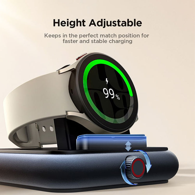 Silikone Holder passer til Samsung Smartwatch - Sort#serie_1150