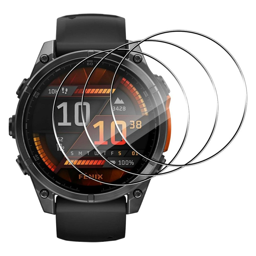 3Bump Resistants Garmin Fenix 8 47mm Screen Protector HD Clear Watch Screen Film#serie_1