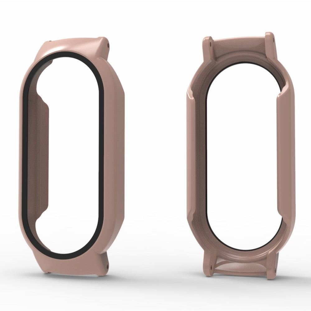 Godt Cover med Skærmbeskytter i Glas passer til Xiaomi Mi Band 7 - Pink#serie_3