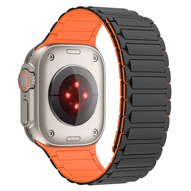 Helt Vildt Fint Silikone Universal Rem passer til Apple Smartwatch - Orange#serie_3