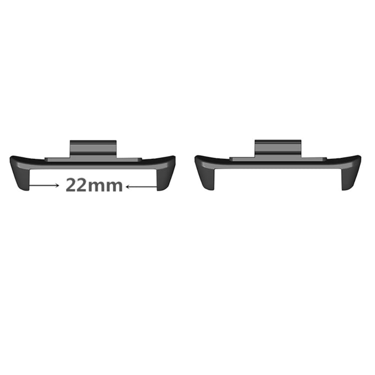 1 Pair Xiaomi Redmi Watch 4 Metal Watch Strap Connector 22mm Adapter Accessory - Black - Pink#serie_3