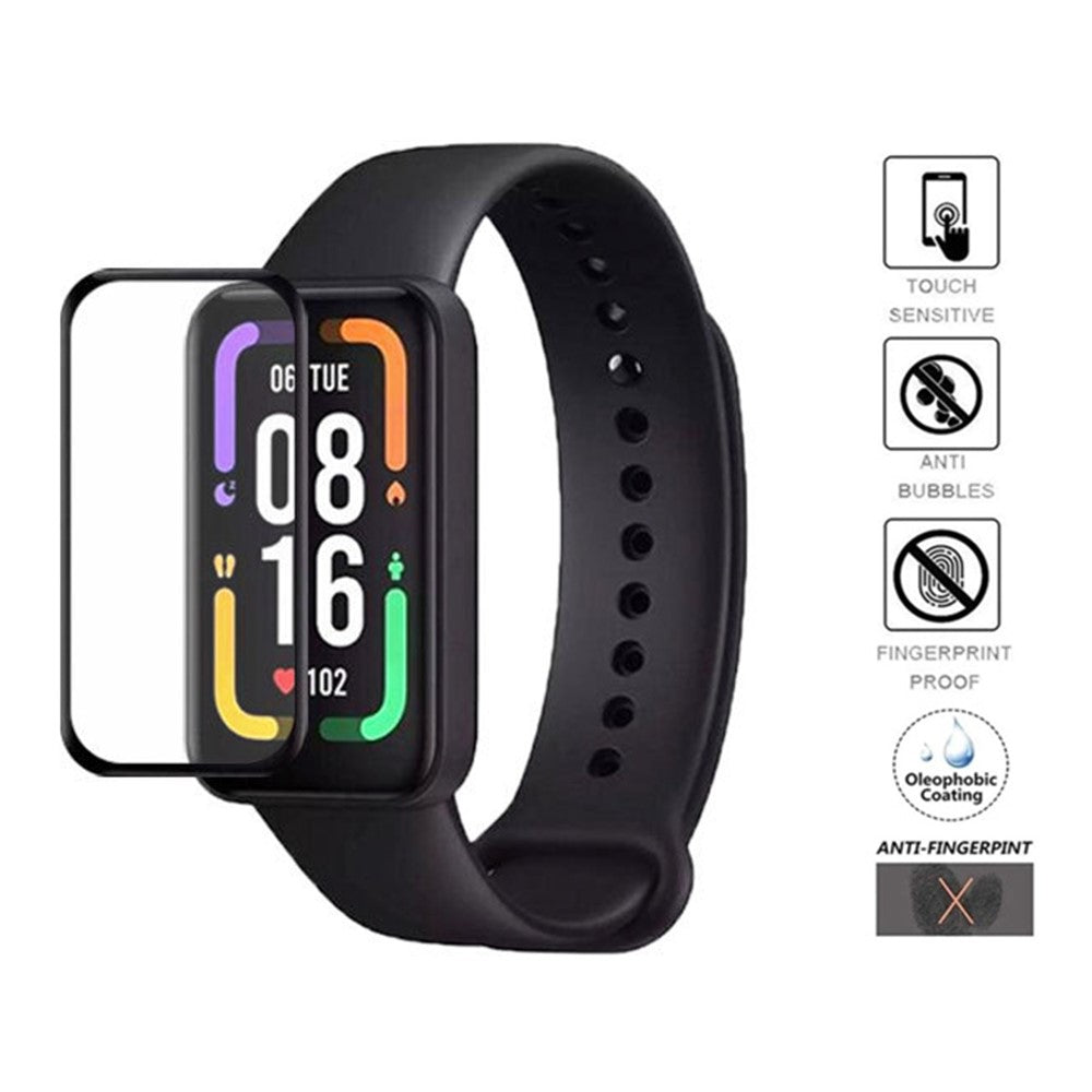 Xiaomi Redmi Smart Band Pro Silicone HD 3D Curved Screen Protector - Black#serie_793