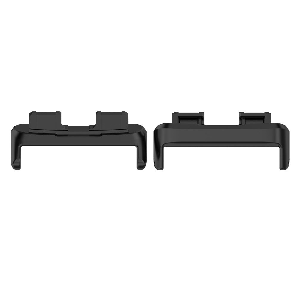 1 Pair Huawei Band 9 / Band 9 NFC Watch Strap Connector 16mm Stainless Steel Connector - Black - Black#serie_1