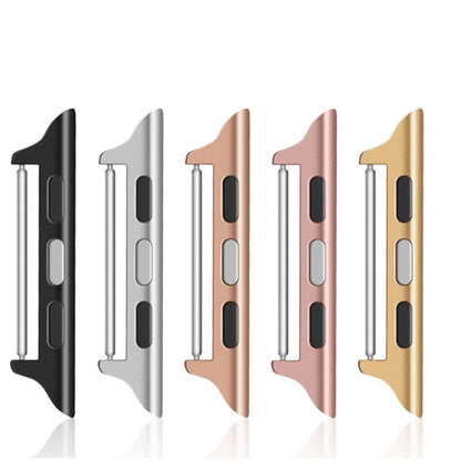 1 Pair Watch Connector Apple Watch Series 41mm - 40mm - 38mm , 20mm Stainless Steel Adapter - Gold - Pink#serie_5