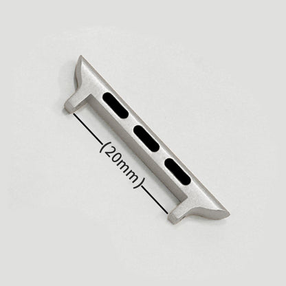 1 Pair Watch Connector Apple Watch Series 41mm - 40mm - 38mm , 20mm Stainless Steel Adapter - Starlight#serie_6