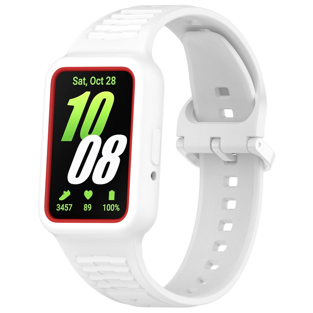 Huawei band 9 / 8 / 7 Integrated Silicone Strap Watch Case Replacement Wrist band  - White#serie_3