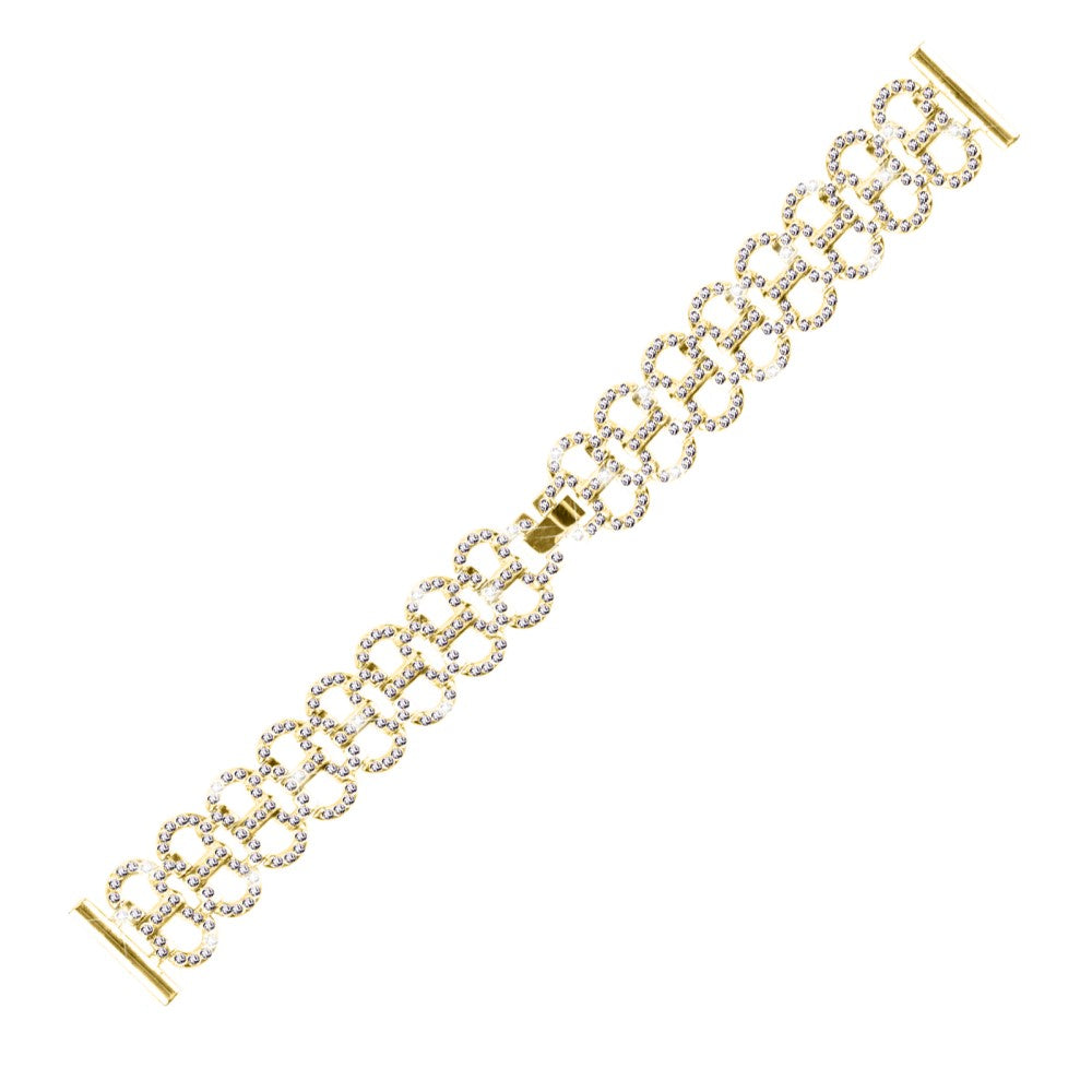 Huami Amazfit Pop Pro Rhinestones Decor Gourd Shape Watch band Alloy Strap - Gold#serie_2