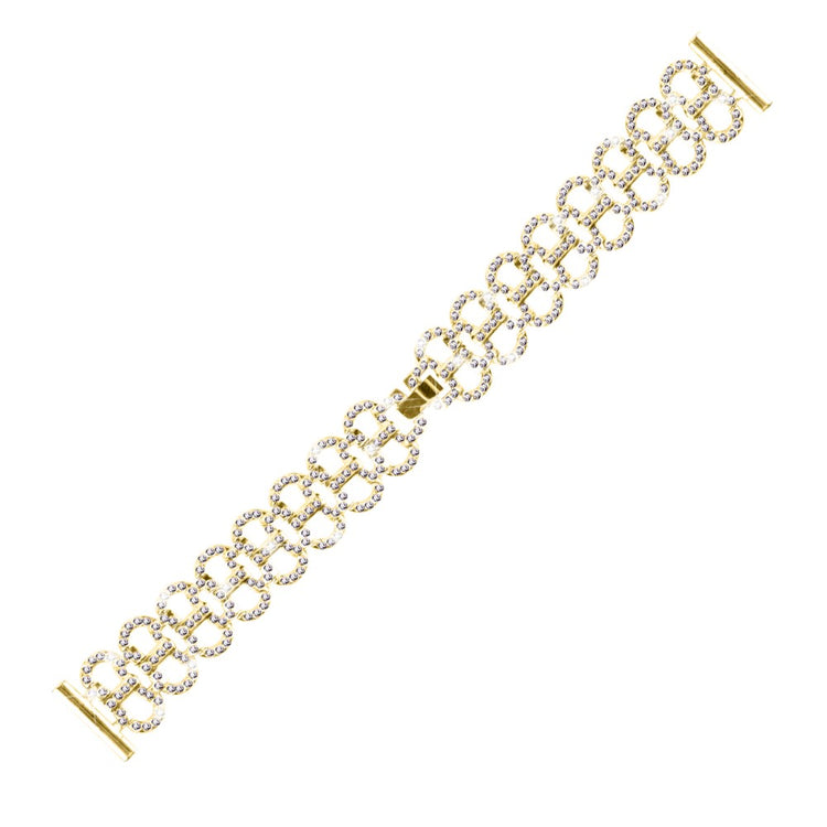 Huami Amazfit Pop Pro Rhinestones Decor Gourd Shape Watch band Alloy Strap - Gold#serie_2