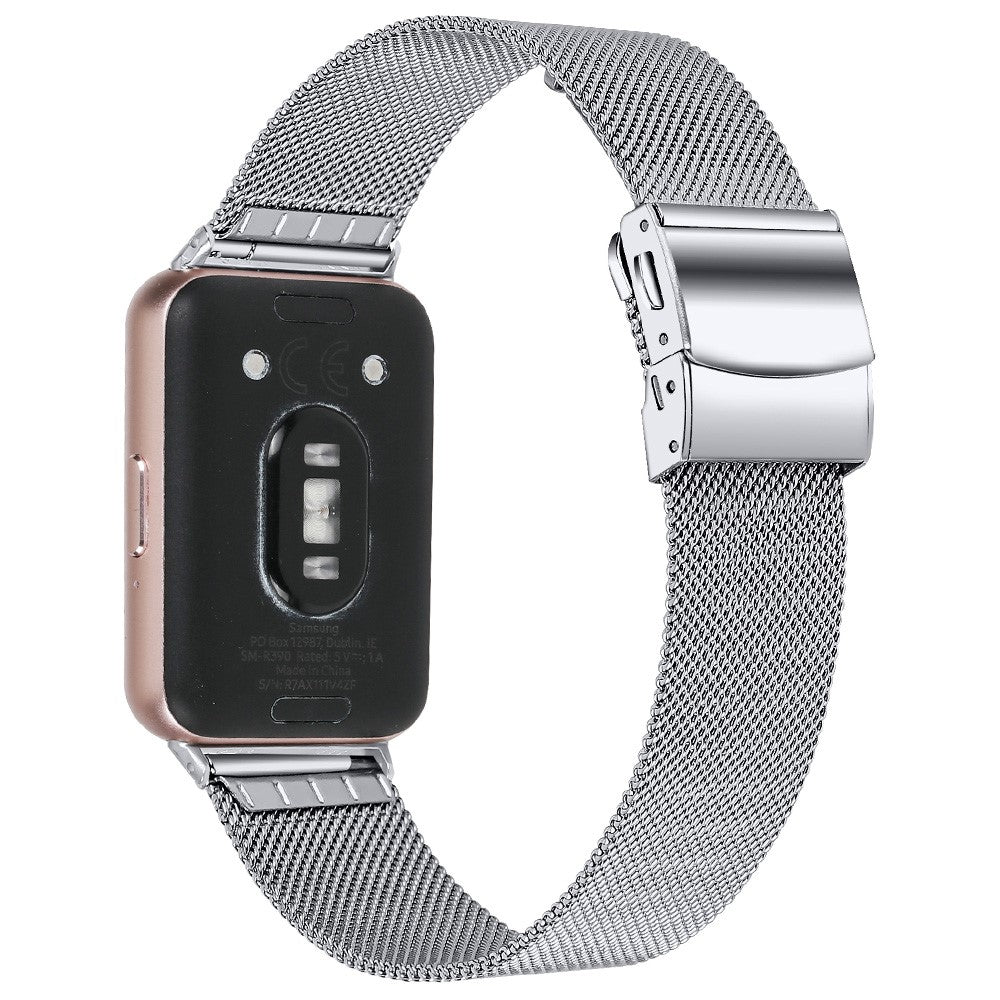 Samsung Galaxy Fit3 SM-R390 Mesh Bracelet Milanese Watch Strap Stainless Steel Band - Silver#serie_1