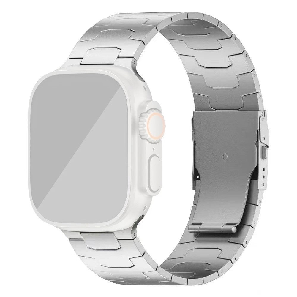 Apple Watch Series 49mm - 45mm - 44mm - 42mm Titanium Alloy 26mm Band - Silver#serie_2