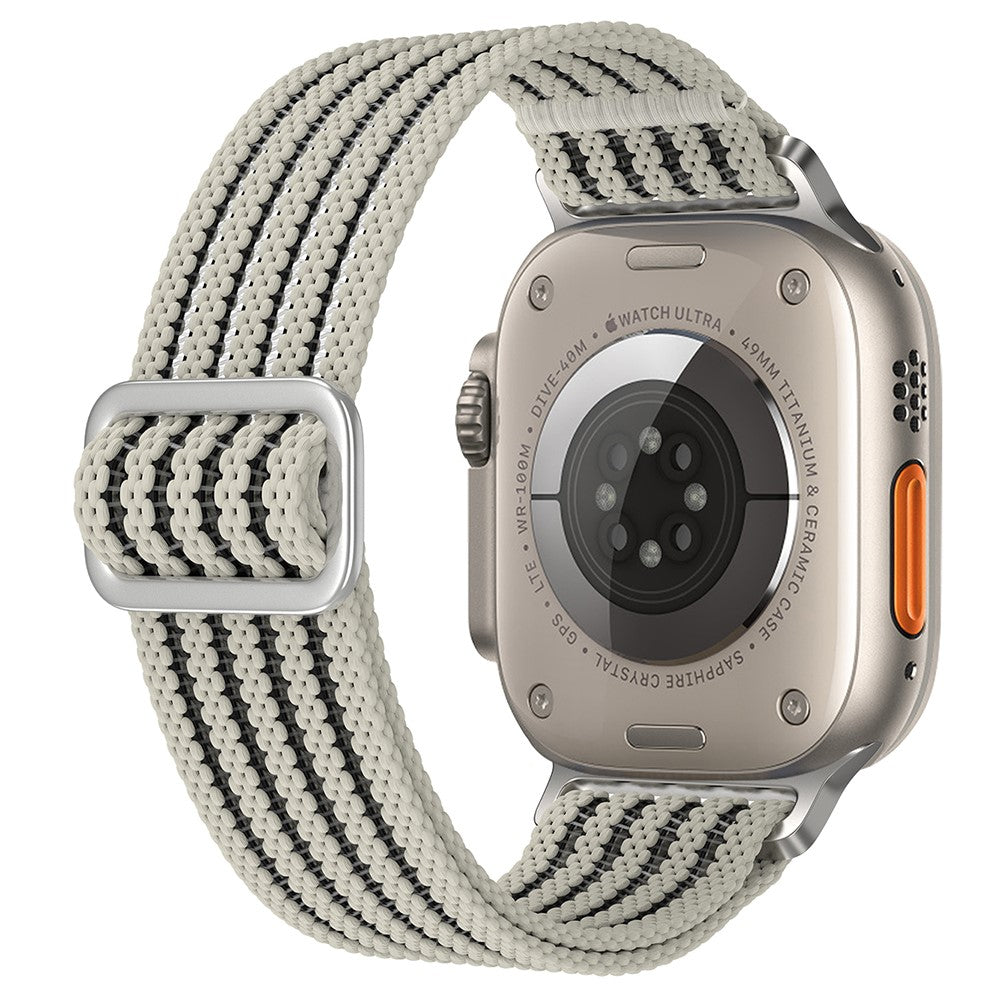 Apple Watch Series 41mm - 40mm - 38mm Woven Nylon Watch Strap Breathable Band - Starlight#serie_4