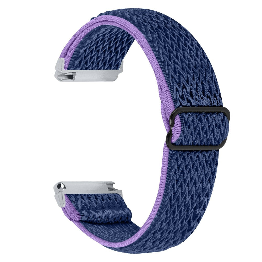 Garmin Vivomove Style / Garminmove Style 20mm Elastic Watch Strap Replacement Watchband - Purple+Blue#serie_1