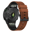 Rigtigt Nydelig Kunstlæder Universal Rem passer til Garmin Smartwatch