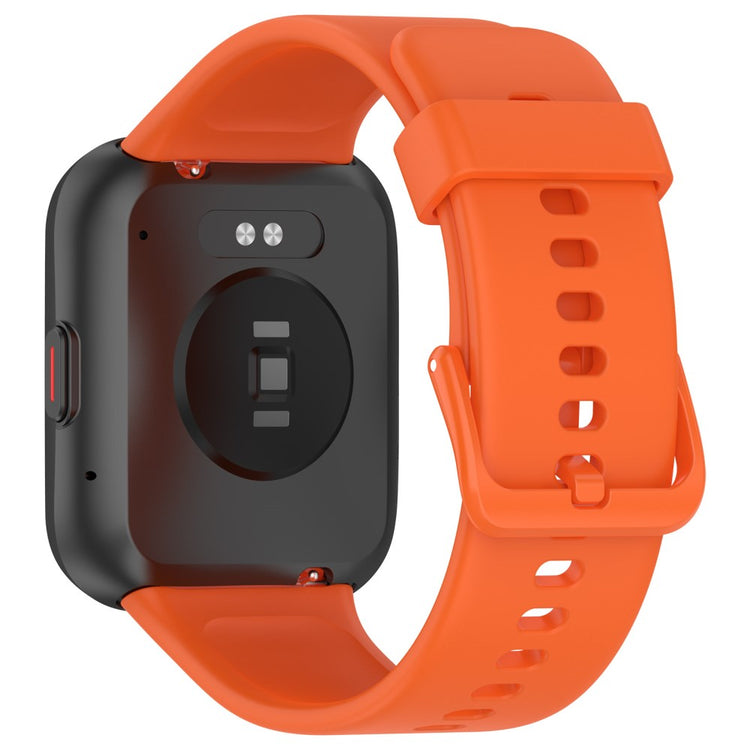 SKG V7 / V7 Pro Watch Band Soft Silicone Wrist Strap Adjustable Buckle - Orange#serie_4