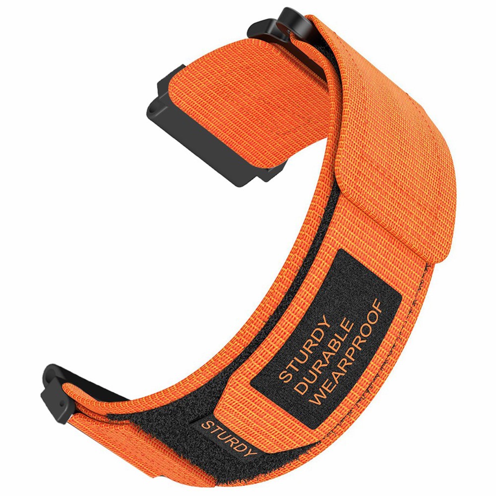 Huami Amazfit T-Rex Ultra Outdoor Sports Nylon Wrist Band Magic Tape Design Watch Strap - Orange#serie_1