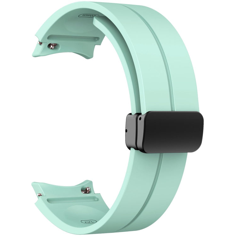 KALEBOL Samsung Galaxy Watch 20mm Silicone Watch Strap Magnetic Buckle - Light Green#serie_10