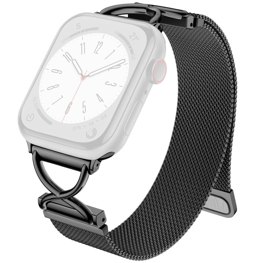 Apple Watch Series 9 8 7 41mm / 6 5 4 SE SE (2022) SE (2023) 40mm / 1 2 3 38mm Metal Strap Wrist Band - Black#serie_1