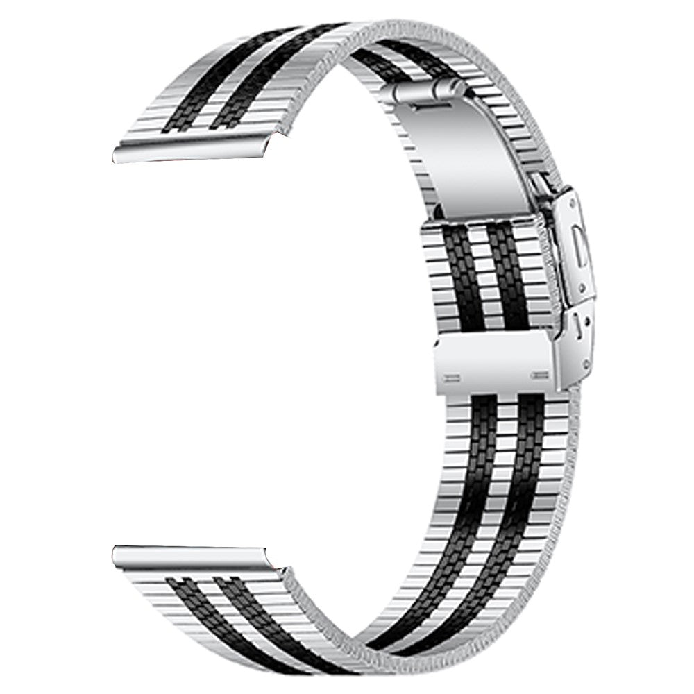 Huawei Watch GT 2 46mm Replacement Band Stainless Steel Watch Strap - Silver / Black#serie_1