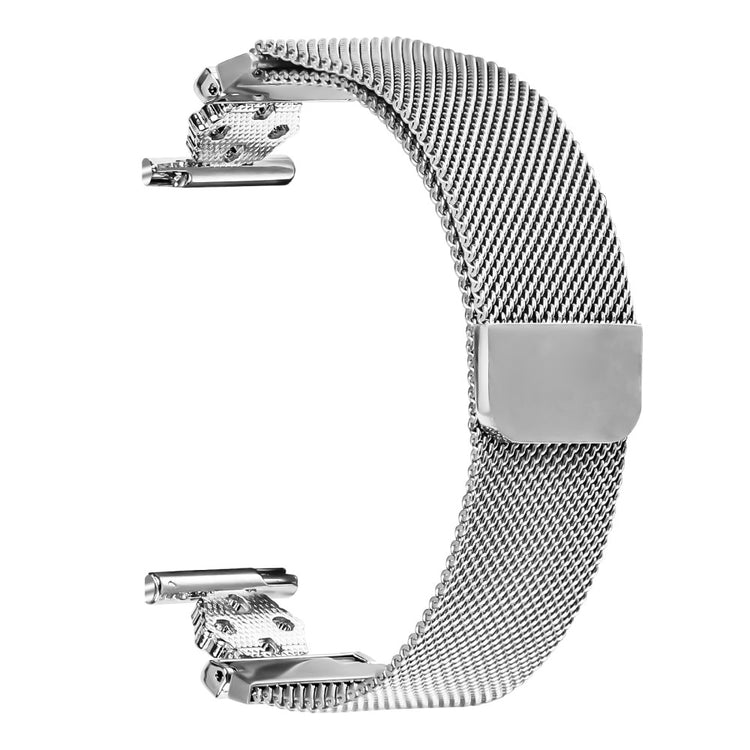 Garmin Vivomove Sport / Venu 2 Plus Milanese Band Flower Stainless Steel Magnetic Mesh Watch Strap - Silver#serie_1