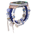 Mega Elegant Metal Og Sten Universal Rem passer til Apple Smartwatch