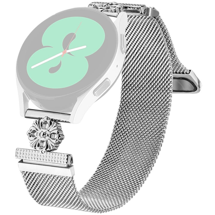 Huami Amazfit GTR 42mm Milanese Band Flower Stainless Steel Magnetic Mesh Watch Strap - Silver#serie_1