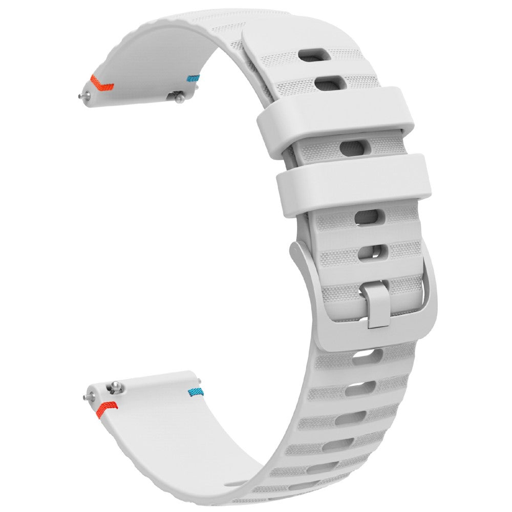 Samsung Galaxy Watch3 45mm universal 22mm Silicone Watch Strap - White#serie_2