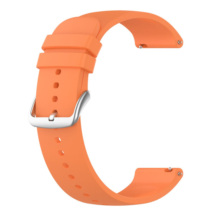 KALEBOL 20mm Silicone Strap for Huawei Watch GT 3 42mm / GT 3 Pro 43mm Round End Watch Band - Orange#serie_3