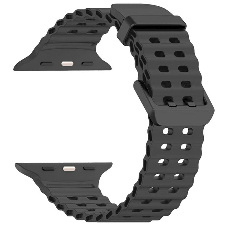 Silicone Strap for Apple Watch Series 49mm - 45mm - 44mm - 42mm Ocean Band - Grey#serie_2