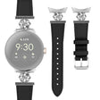 Stilfuld Ægte Læder Og Metal Rem passer til Google Pixel Watch 2