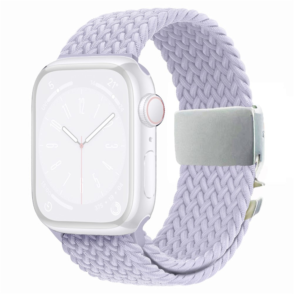 Strap Apple Watch Series 41mm - 40mm - 38mm Woven Watch Band - Mist Purple#serie_10