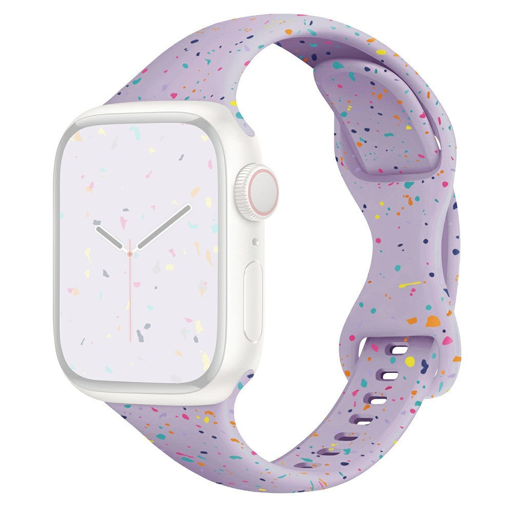 Strap Apple Watch Series 41mm - 40mm - 38mm Silicone Band - Light Purple#serie_12