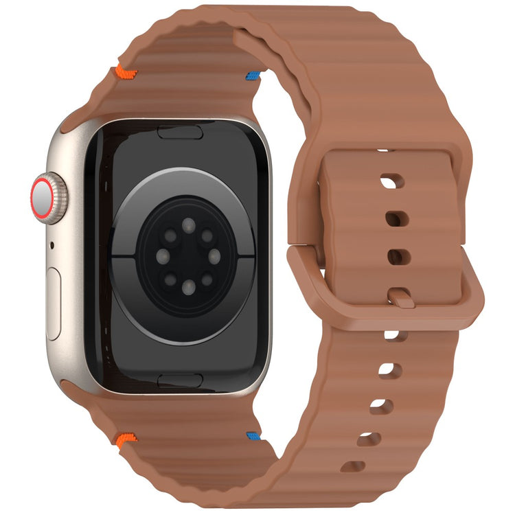 KALEBOL Silicone Strap Apple Watch Series 49mm - 45mm - 44mm - 42mm Band - Brown#serie_10