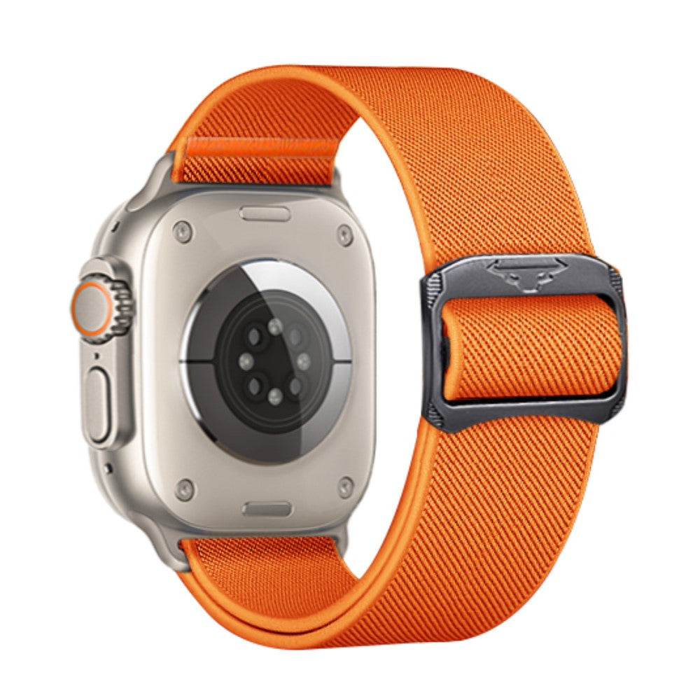 KALEBOL Nylon Strap Apple Watch Series 41mm - 40mm - 38mm Elastic Band - Orange#serie_1