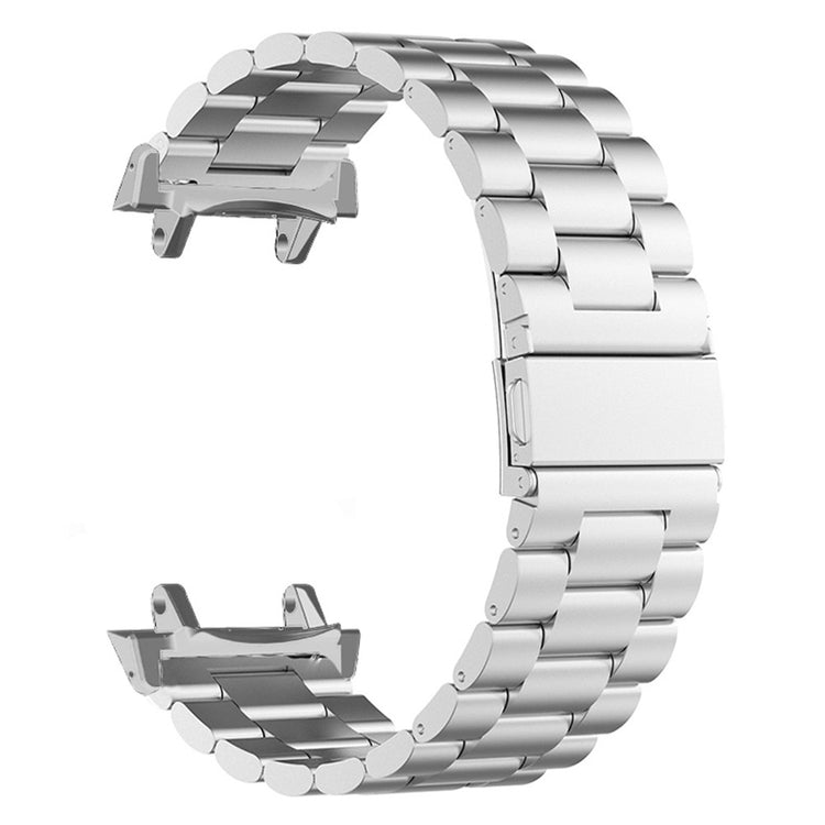 Huami Amazfit T-Rex 3 Replacement Band Dual Press Buckle 3-Bead Steel Wrist Strap with Connector - Silver#serie_2