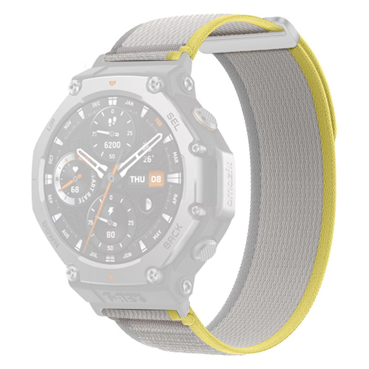 Huami Amazfit T-Rex 3 Watch Strap Nylon Loop Adjustable Wrist Band with Connector - Beige#serie_7