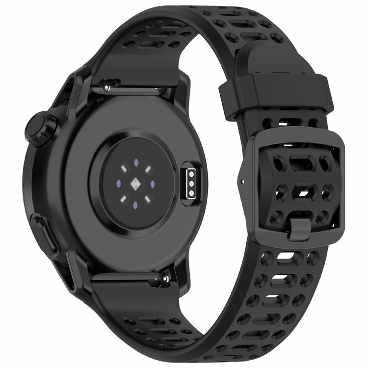 Coros Pace 3 / Apex 2 Pro / Apex Pro Silicone Watch Band Solid Color 22mm Watch Strap - Black#serie_1