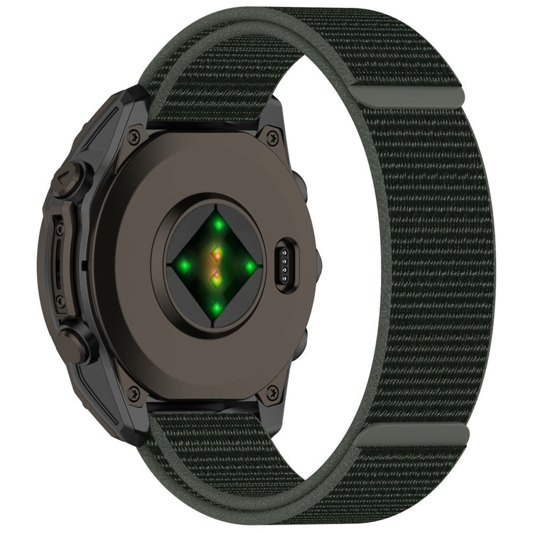 Garmin Fenix 8 51mm / Garmin Fenix 7X / 6X / 5X Watch Strap Nylon Adjustable Wristband Strap - Army Green#serie_3