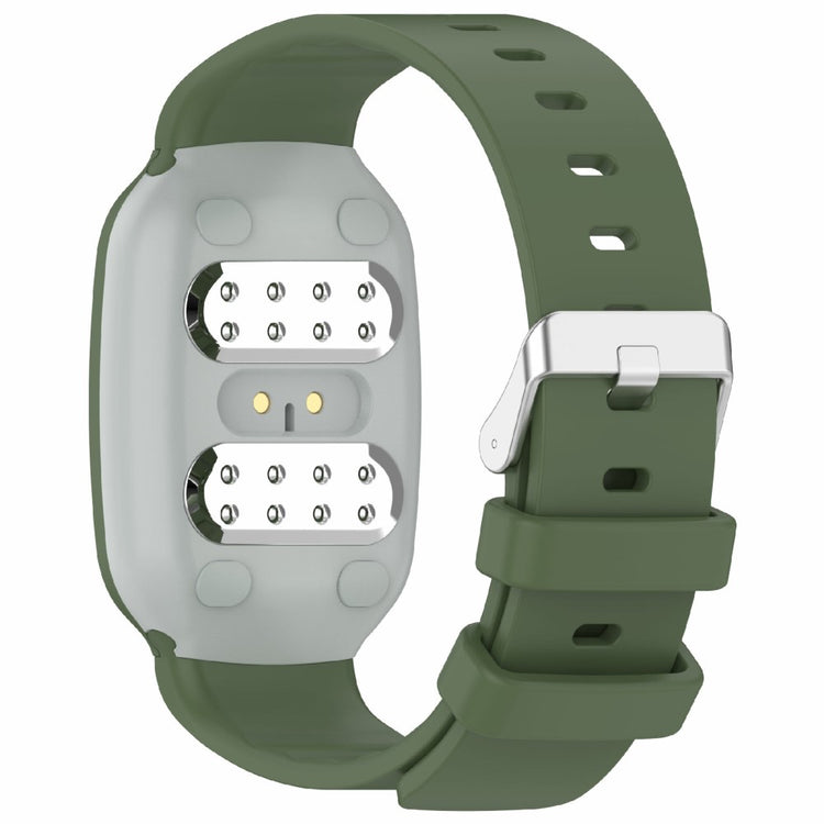Emeterm Fashion Replacement Strap Soft Silicone Wristband - Midnight Green#serie_2