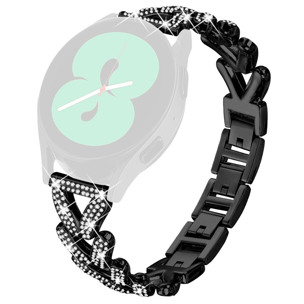 Gabb Watch 1 Metal Twisted Watch Band Rhinestone Decor Watch Strap Replacement - Black#serie_1