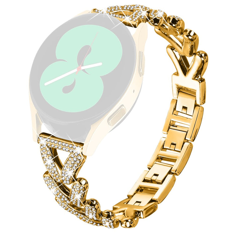 Gabb Watch 1 Metal Twisted Watch Band Rhinestone Decor Watch Strap Replacement - Gold#serie_2