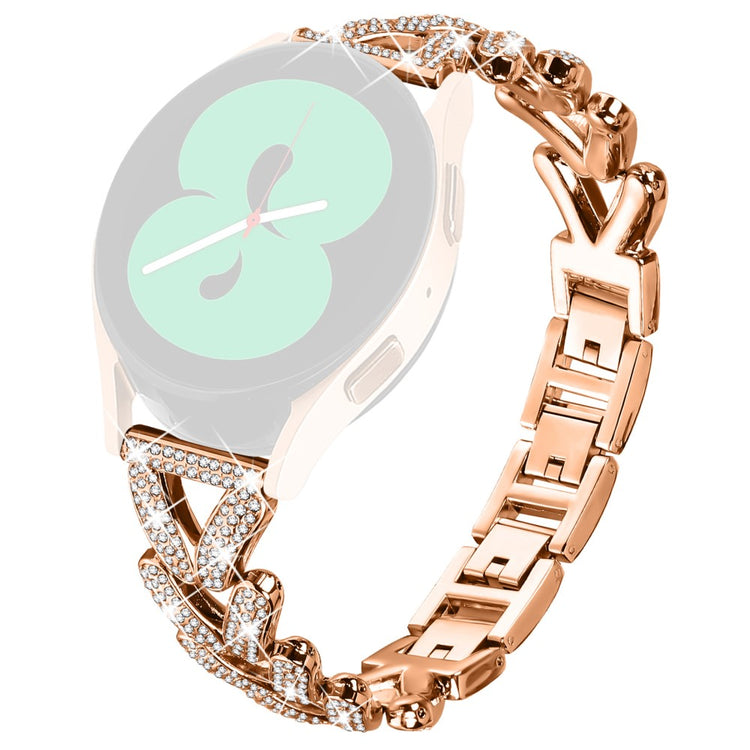 Gabb Watch 1 Metal Twisted Watch Band Rhinestone Decor Watch Strap Replacement - Rose Gold#serie_3