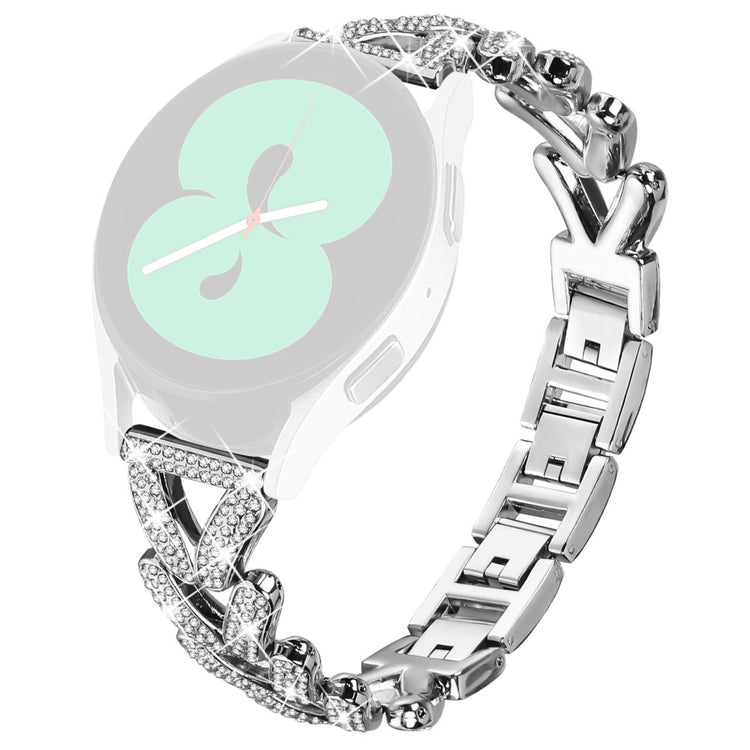 Gabb Watch 1 Metal Twisted Watch Band Rhinestone Decor Watch Strap Replacement - Silver#serie_5