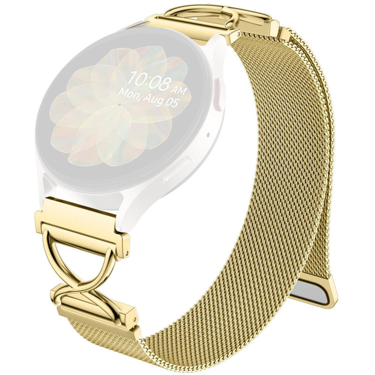 Mibro Air Milanese Band Electroplated Stainless Steel Magnetic Watch Strap with X-Shaped Connector - Gold#serie_2