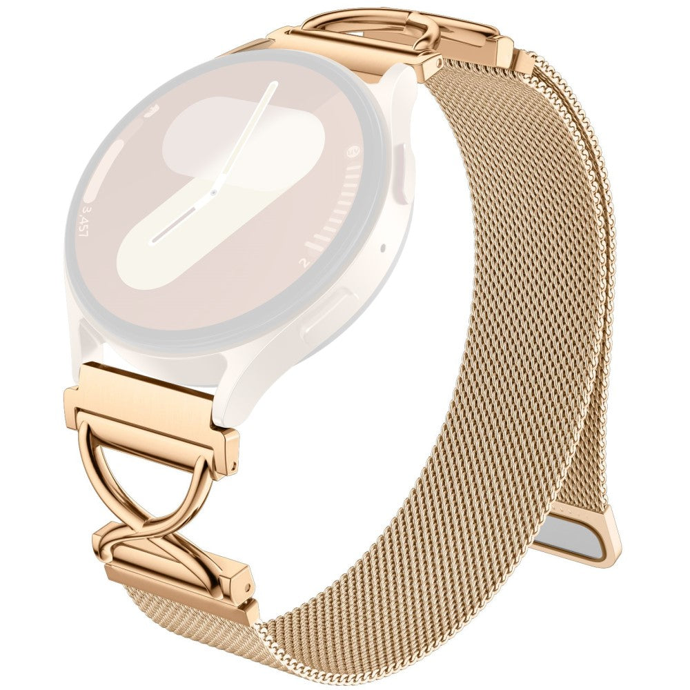 Mibro Air Milanese Band Electroplated Stainless Steel Magnetic Watch Strap with X-Shaped Connector - Rose Gold#serie_4