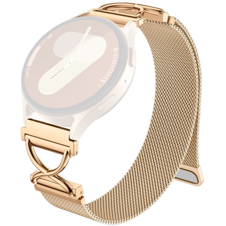 Mibro Air Milanese Band Electroplated Stainless Steel Magnetic Watch Strap with X-Shaped Connector - Rose Gold#serie_4