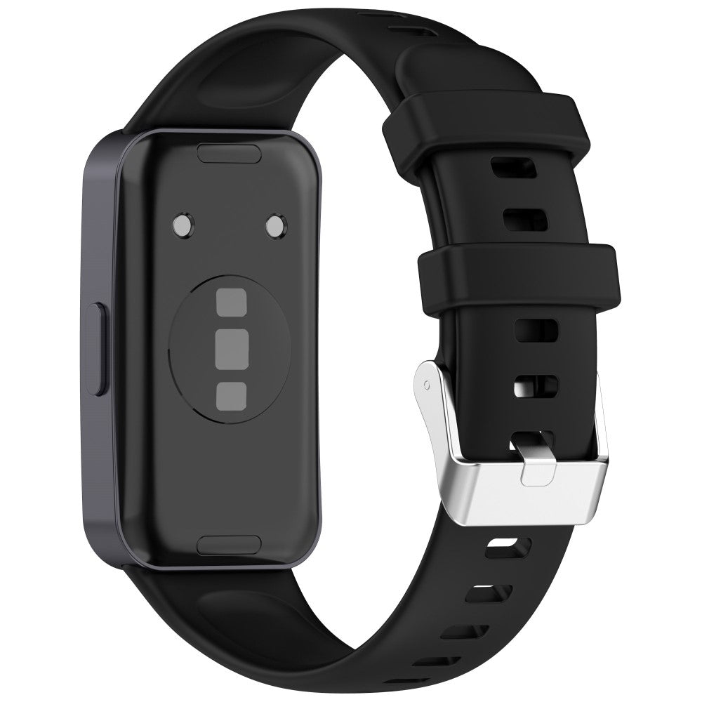 Silicone Watch Strap Huawei Band 9 NFC / 9 / 8 NFC / 8 Adjustable Wrist Band - Black#serie_1